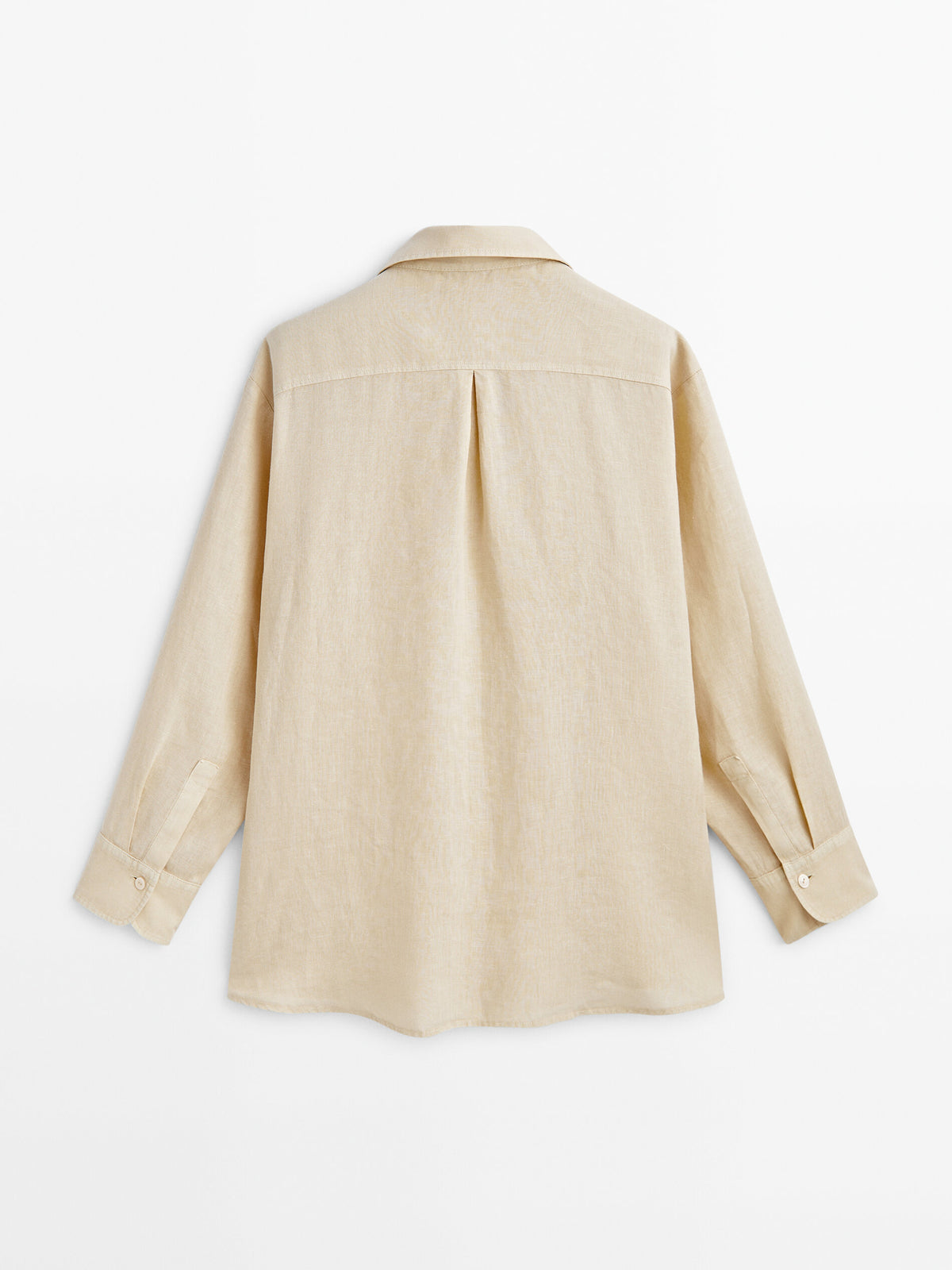 Camisa oversize conjunto 100% lino - Garbanzo