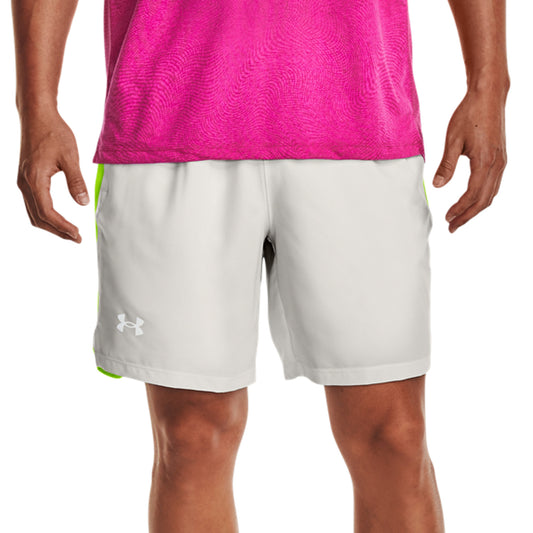 Under Armour Launch 7in Pantaloncini Gray Mist/Lime Surge