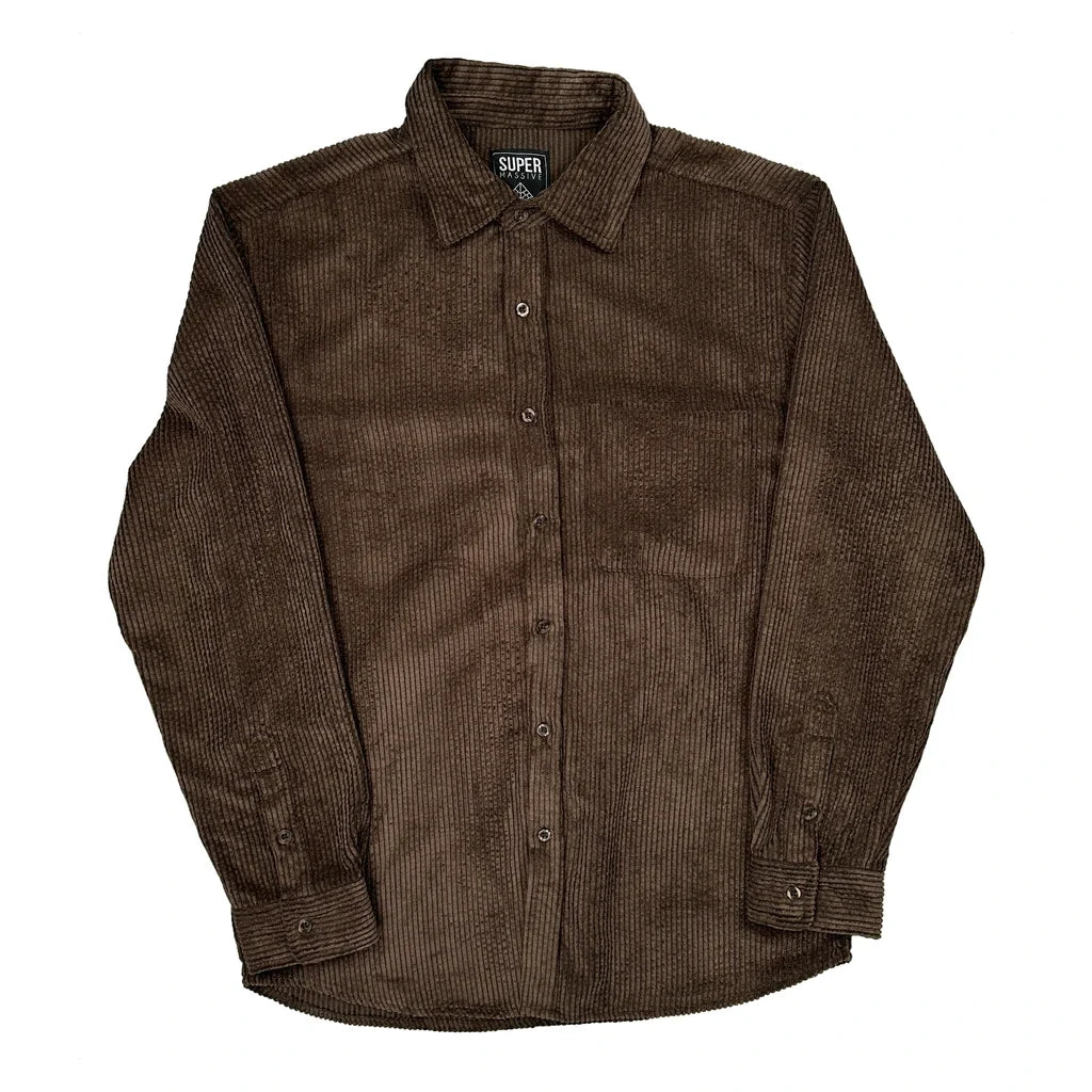 Super Massive Shirt - Medium Brown Corduroy