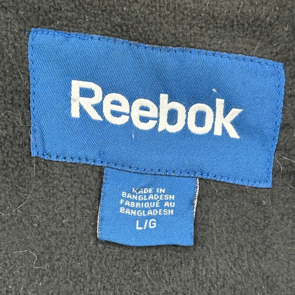 Reebok Jacket - Large Black Polyester
