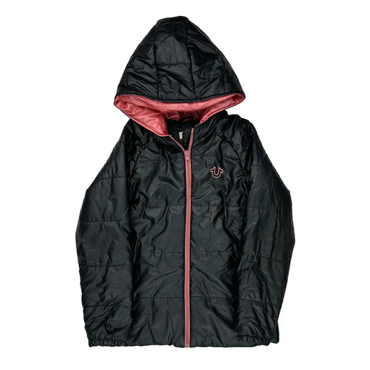 True Religion Puffer - Large Black Polyester