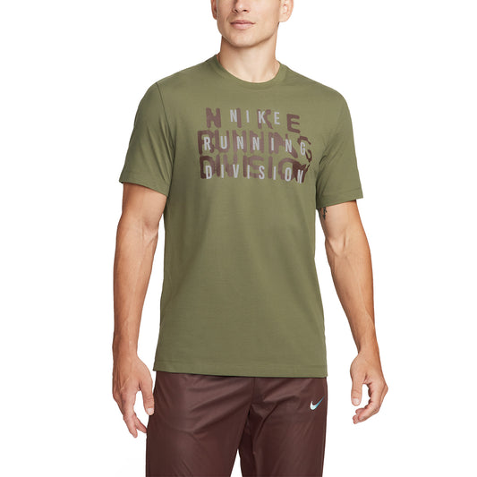 Nike Run Division Maglietta Medium Olive