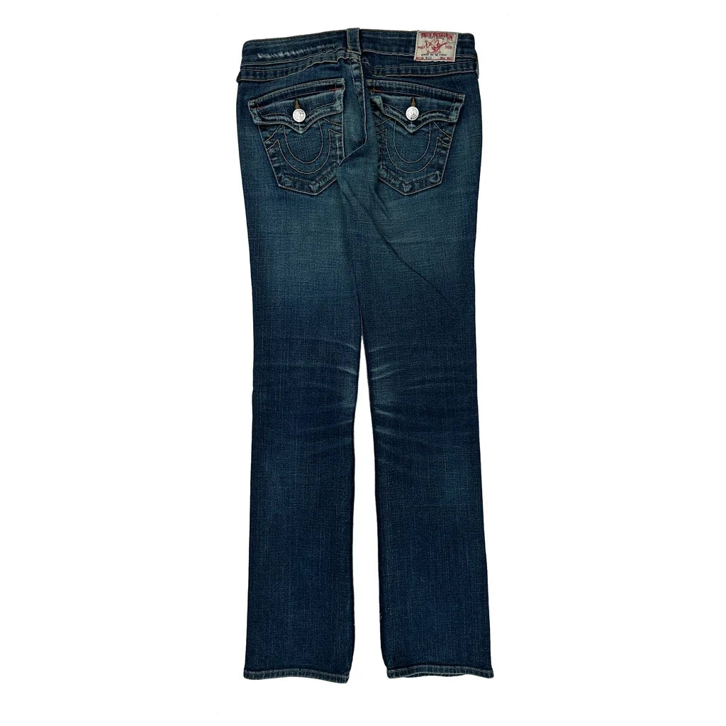True Religion Slim Fit Jeans - 28W US 2 Dark Wash Denim