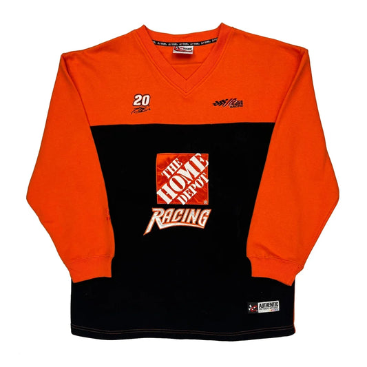 The Home Depot Racing Chase Authentics Nascar Long Sleeve T-Shirt - Large Orange Cotton