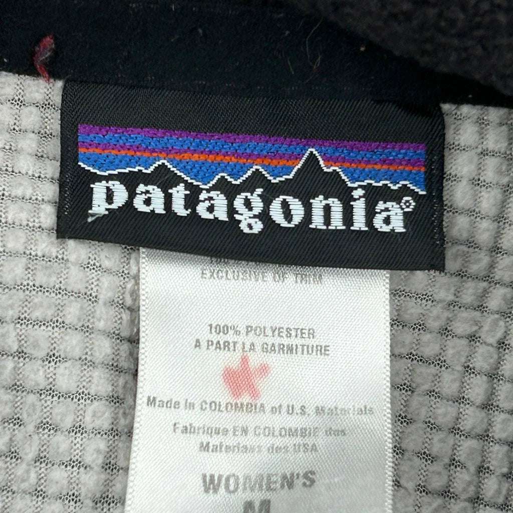 Patagonia Fleece Jacket - Medium Black Polyester