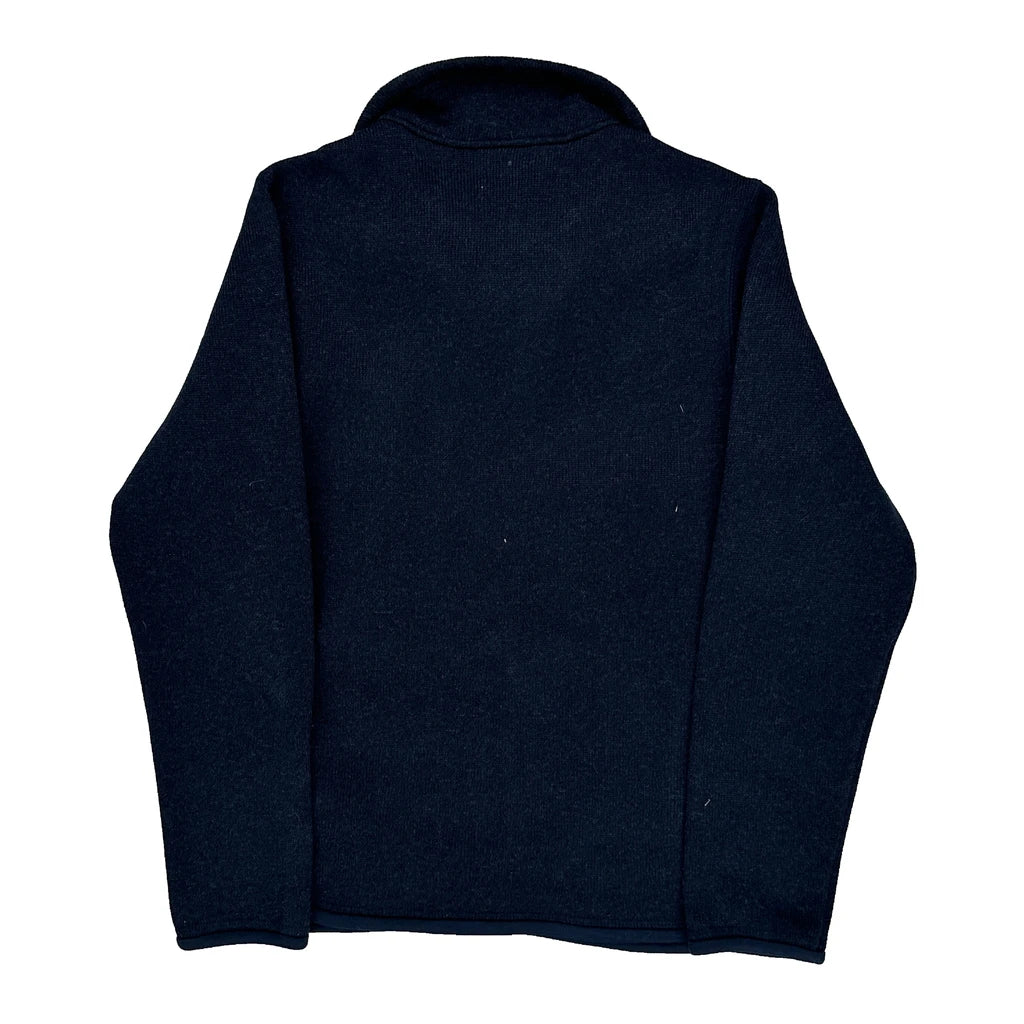 Patagonia Fleece Jacket - Large Navy Polyester