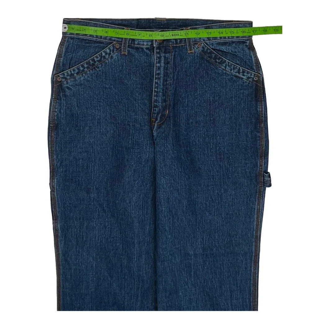 Bill Blass Carpenter Jeans - 34W US 12 Blue Cotton