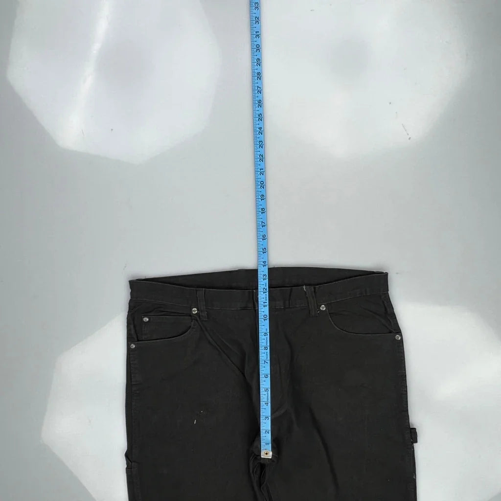 Dickies Carpenter Pants - 38W 32L Black Cotton