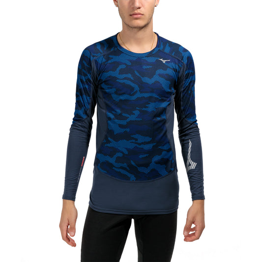 Mizuno Virtual Body G3 Crew Maglia Surf Blue