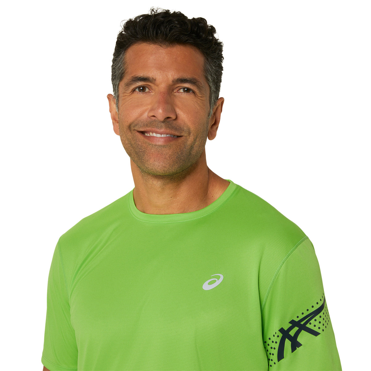 Asics Icon Maglietta Electric Lime/French Blue