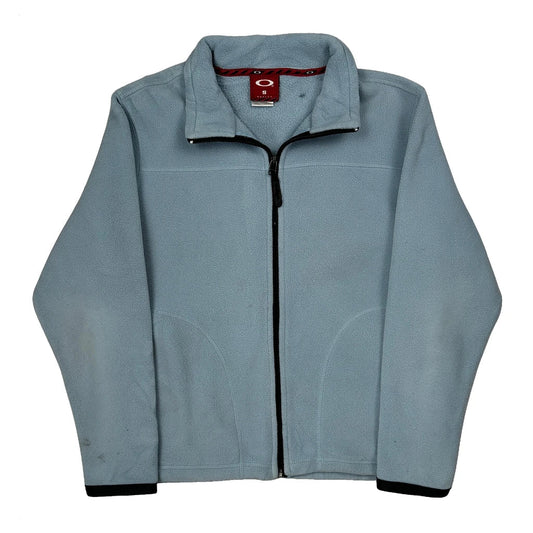 Oakley Fleece Jacket - Small Blue Polyester