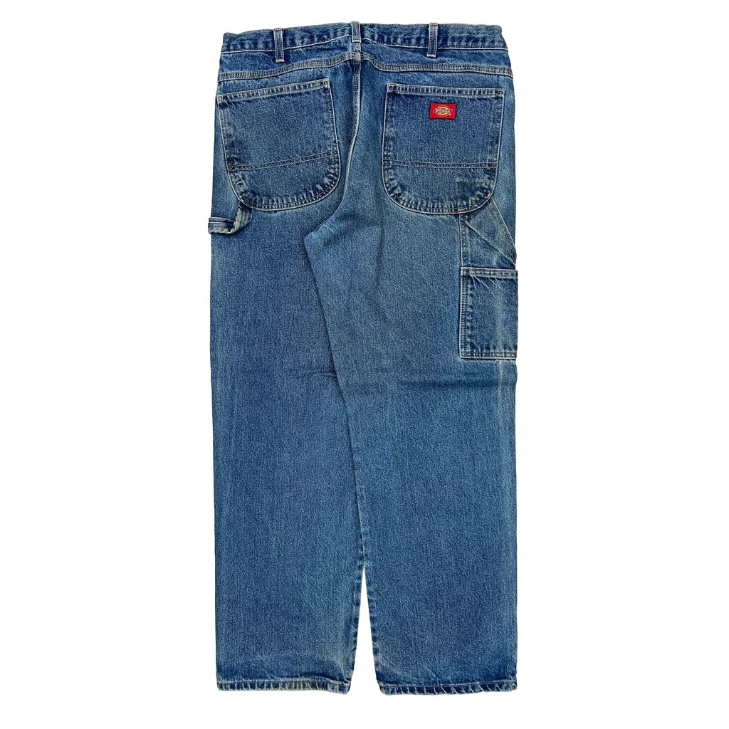Dickies Carpenter Jeans - 36W 32L Blue Cotton