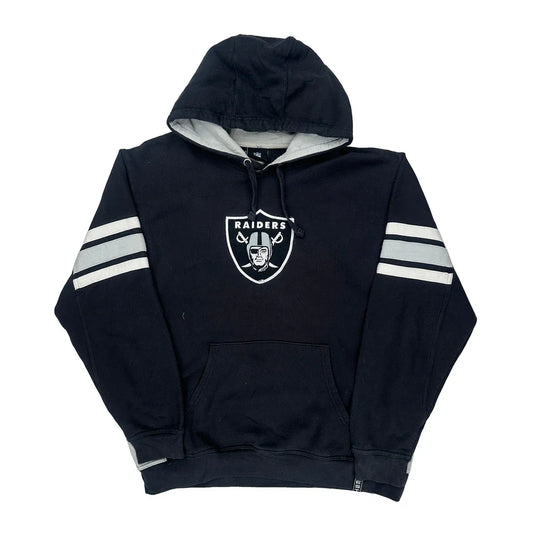 Raiders Nfl Football Hoodie - XL Black Cotton