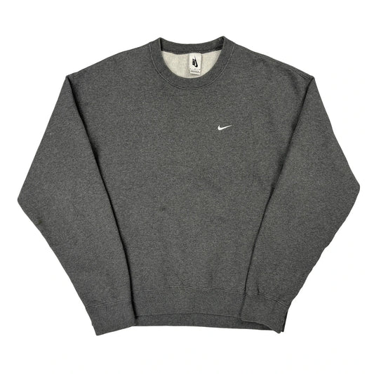 Nike Sweatshirt - Medium Gray Cotton Blend