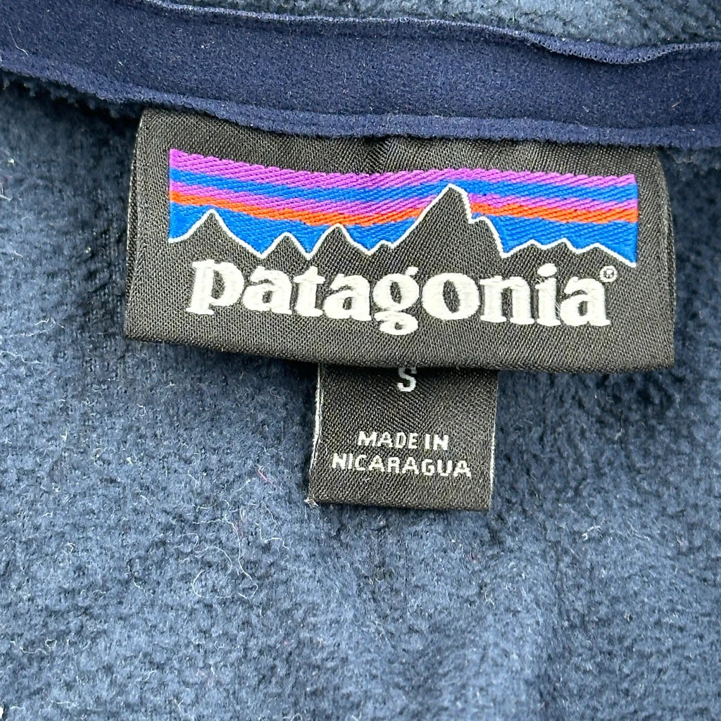 Patagonia 1/4 Zip - Small Navy Polyester