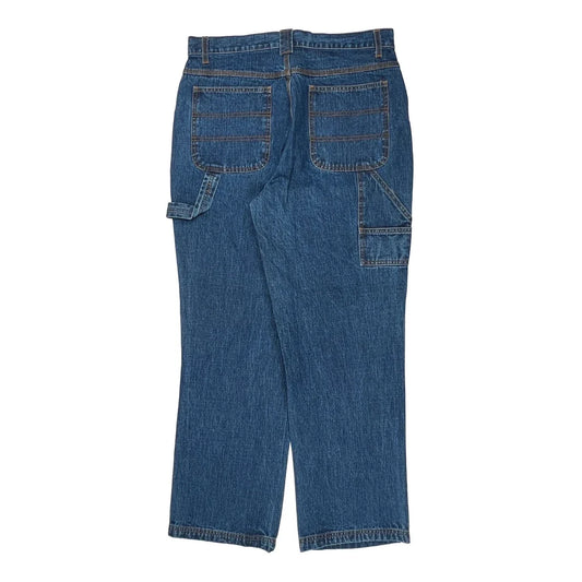Bill Blass Carpenter Jeans - 34W US 12 Blue Cotton