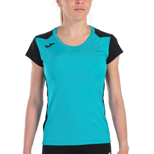 Joma Record II Maglietta Turquoise/Black