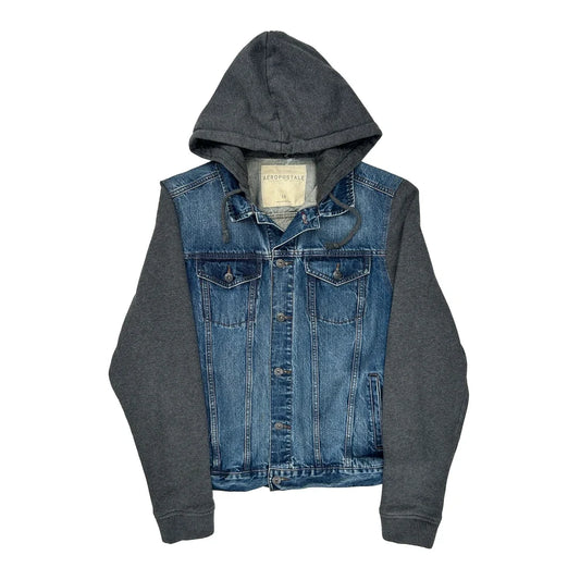 Aeropostale Denim Jacket - Large Blue Denim