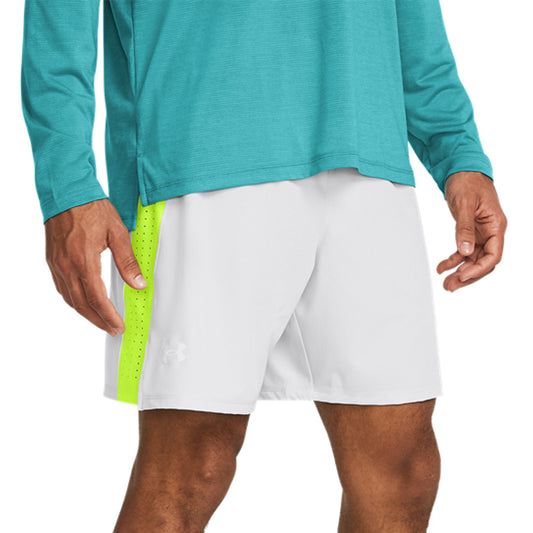 Under Armour Launch Elite 7in Pantaloncini Halo Grey/High Vis Yellow/Reflective