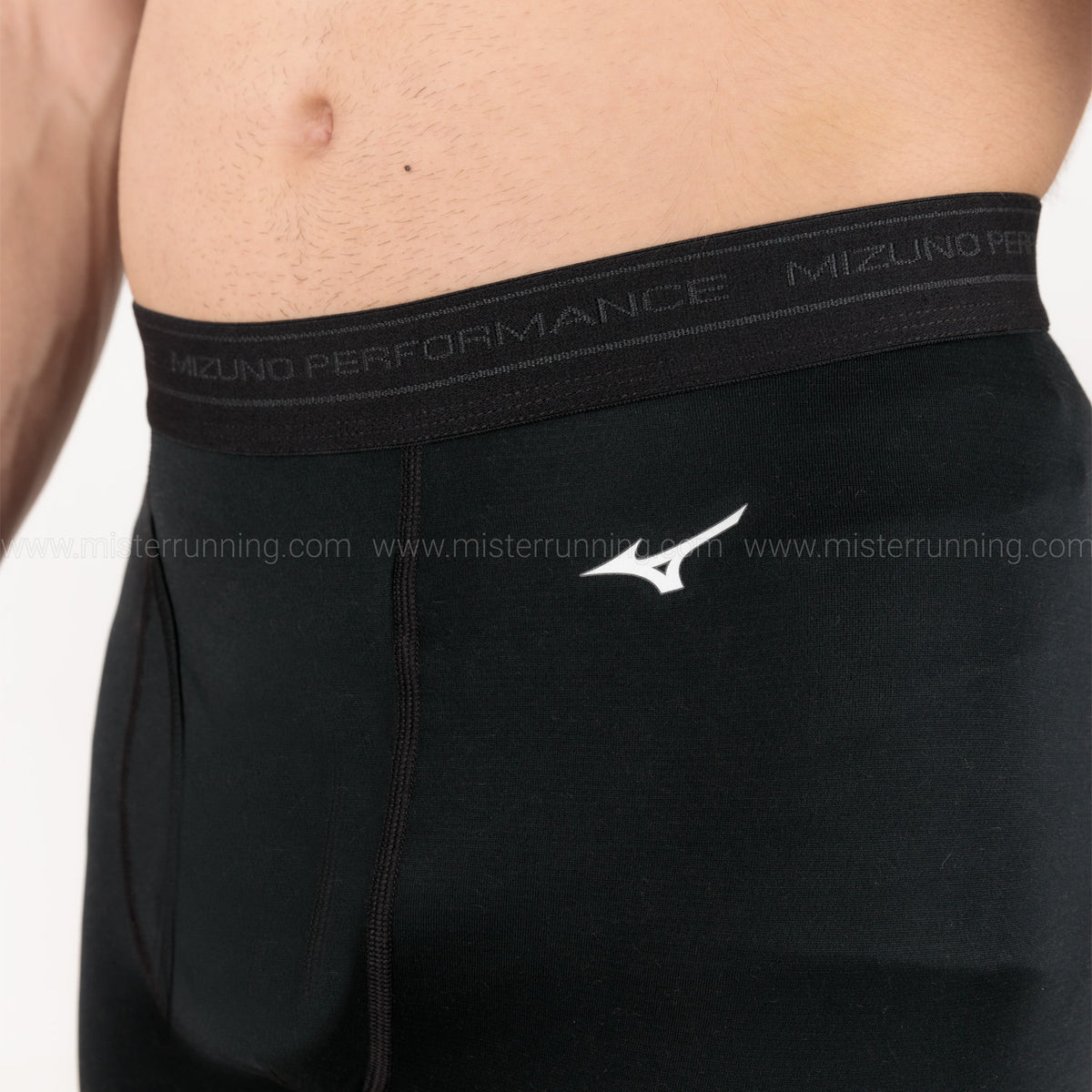 Mizuno Mid Weight Light Calzamaglia Black