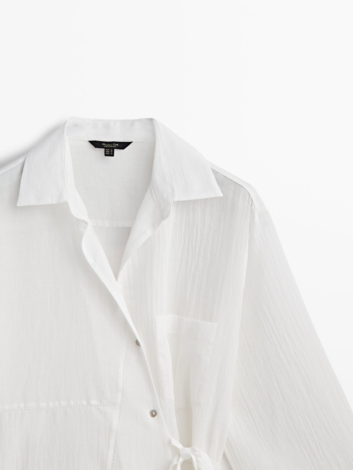 Camisa patchwork bolsillo - CRUDO
