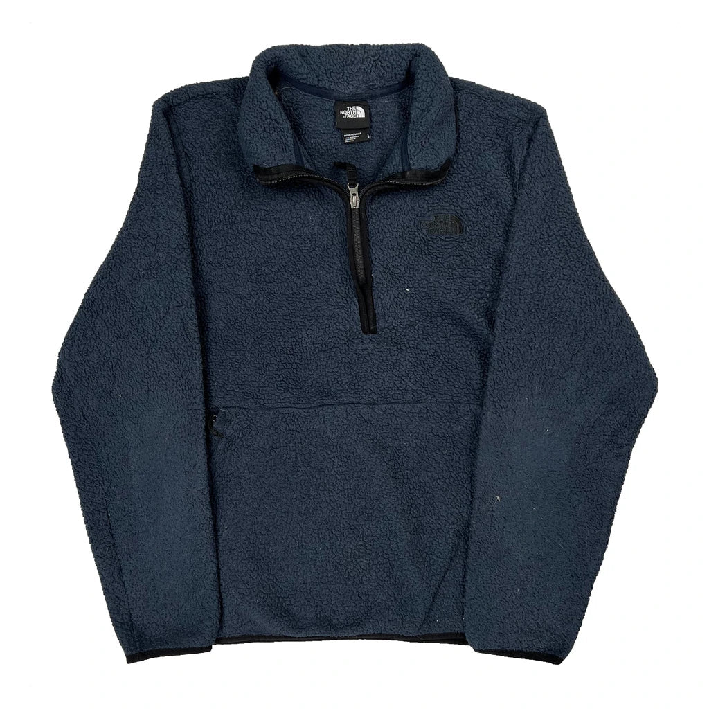 The North Face Fleece - Large Blue Polyester
