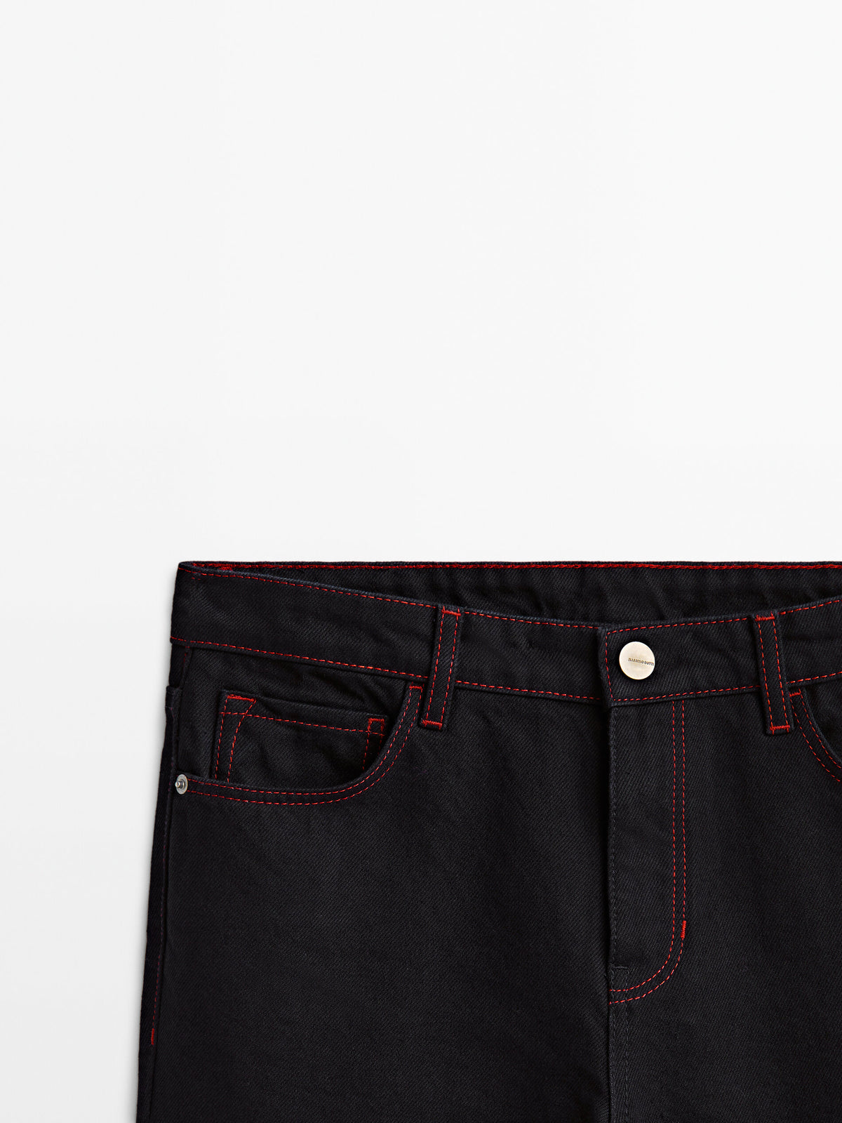 Pantalón vaquero tiro alto slim fit - AZUL