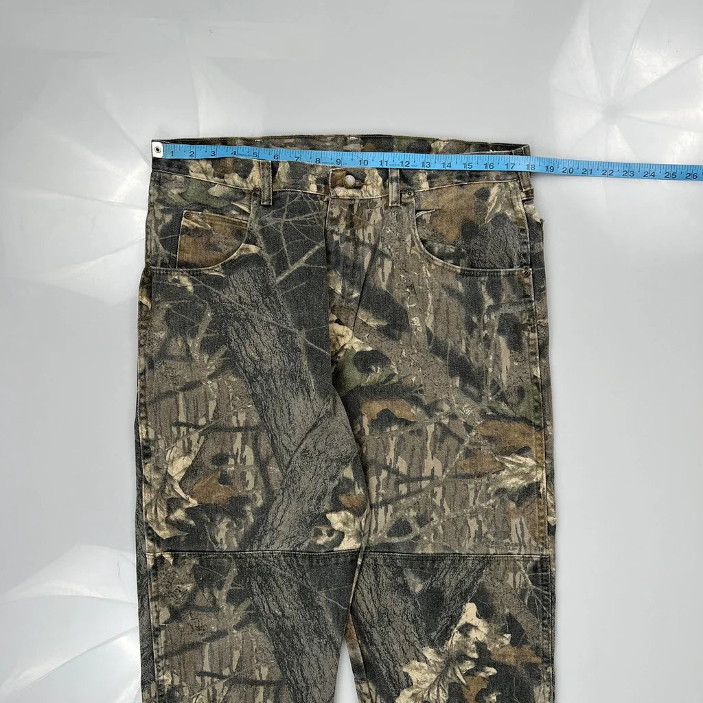 Wrangler Camo Cargo Pants - 36W 30L Camo Cotton