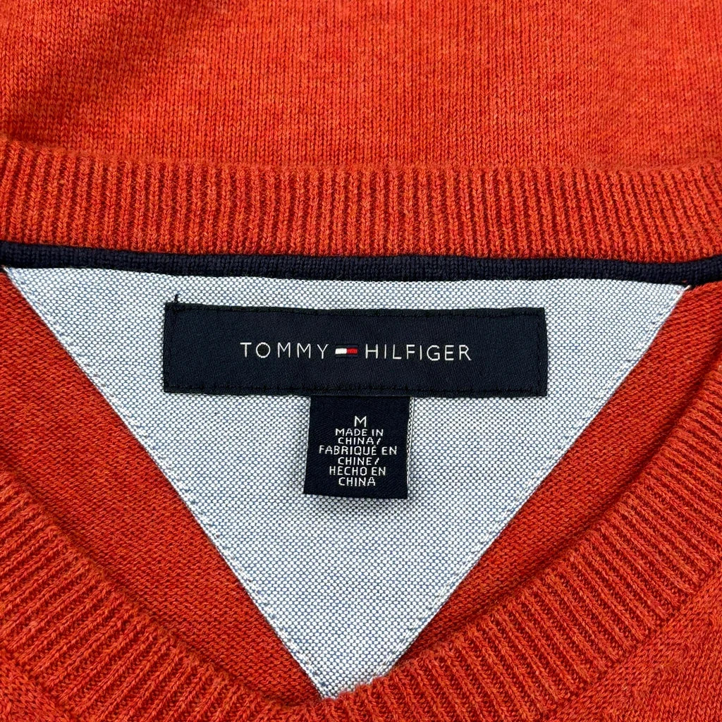 Tommy Hilfiger Sweater - Medium Red Cotton