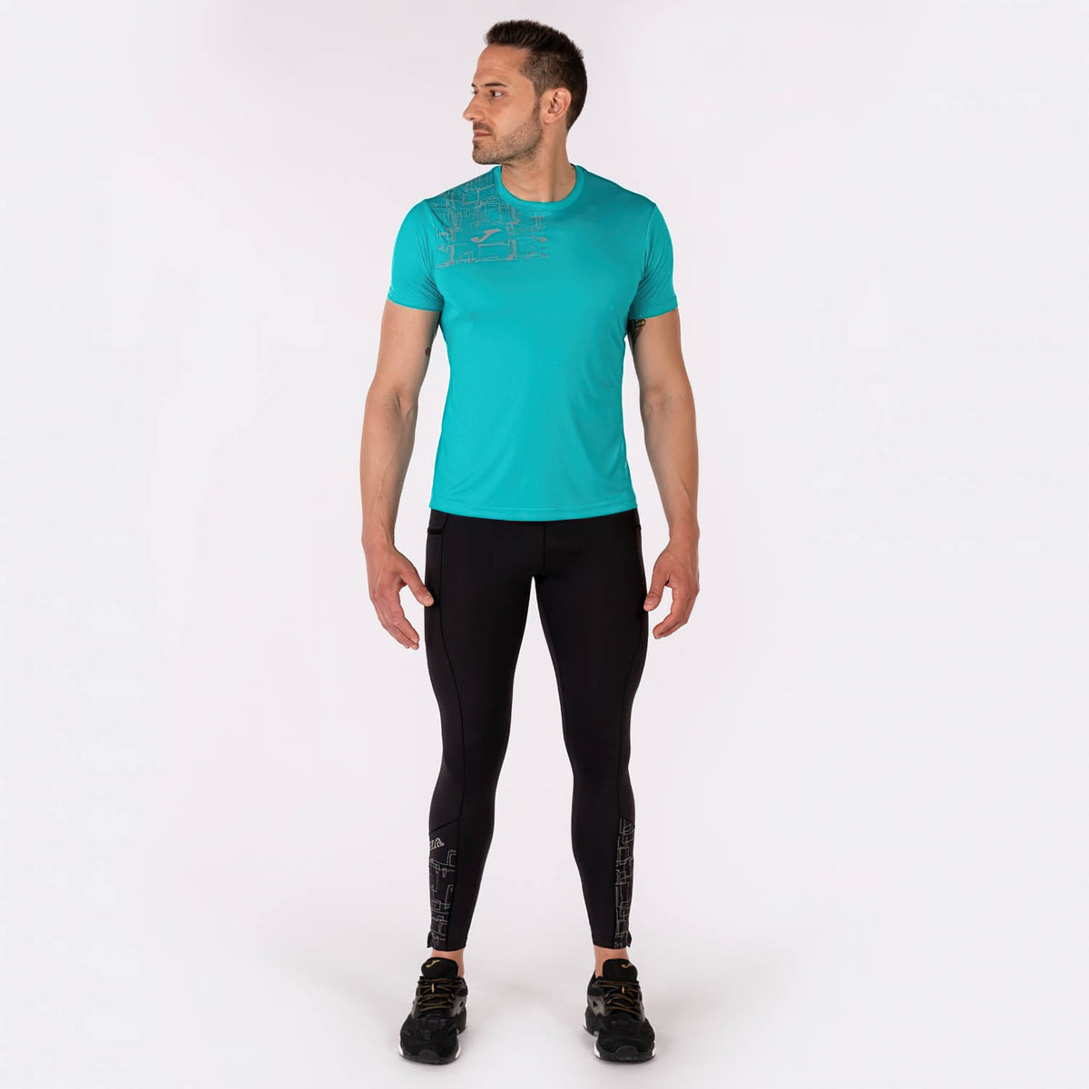 Joma Elite VIII Logo Maglietta Turquoise