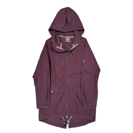 Jack Wolfskin Waterproof Jacket - Medium Purple Cotton