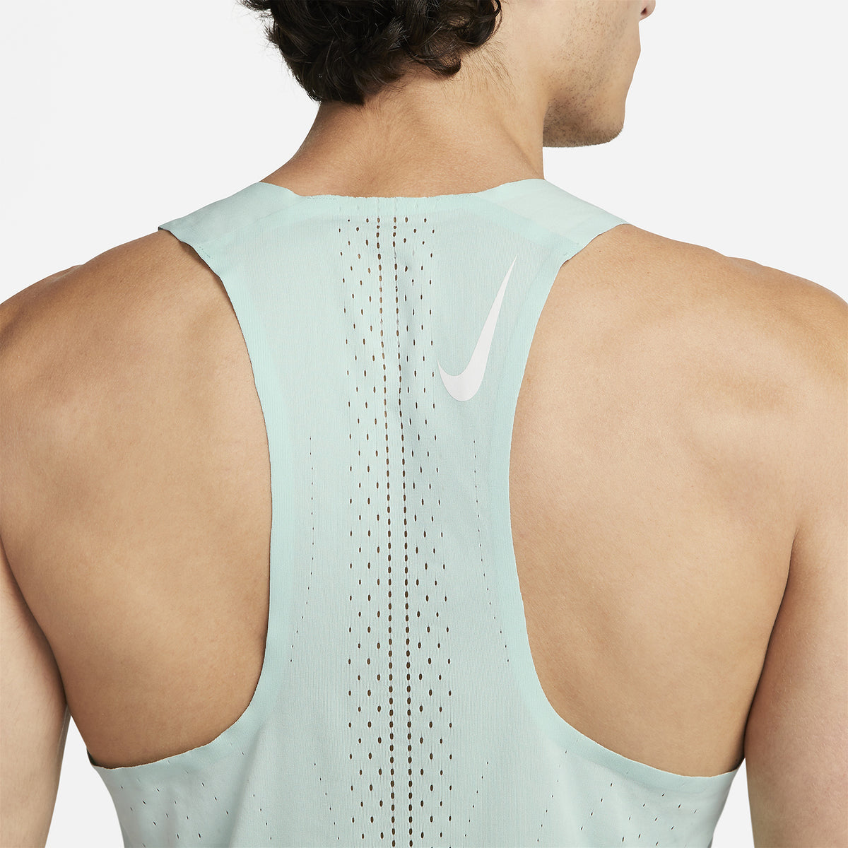 Nike Dri-FIT ADV AeroSwift Canotta Jade Ice/White