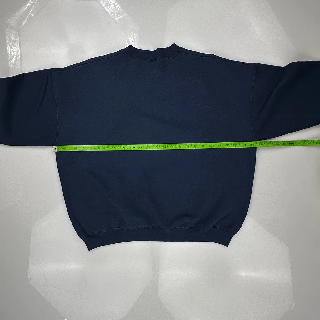 Mickey Mouse Mickey Graphic Sweatshirt - XL Navy Cotton