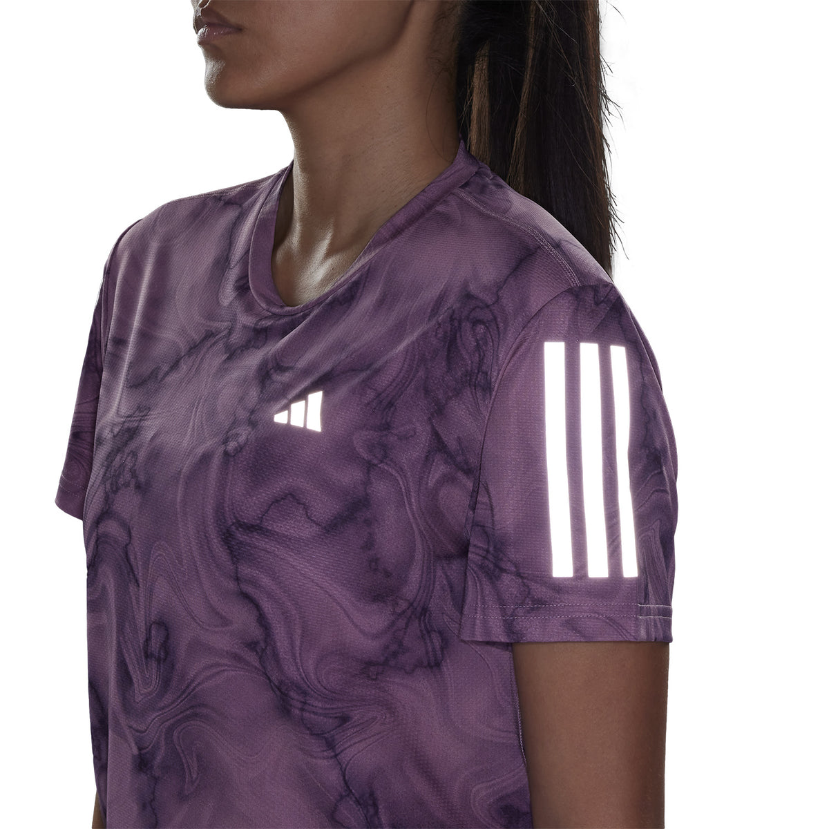 adidas Own The Run Maglietta Wonder Orchid/Black