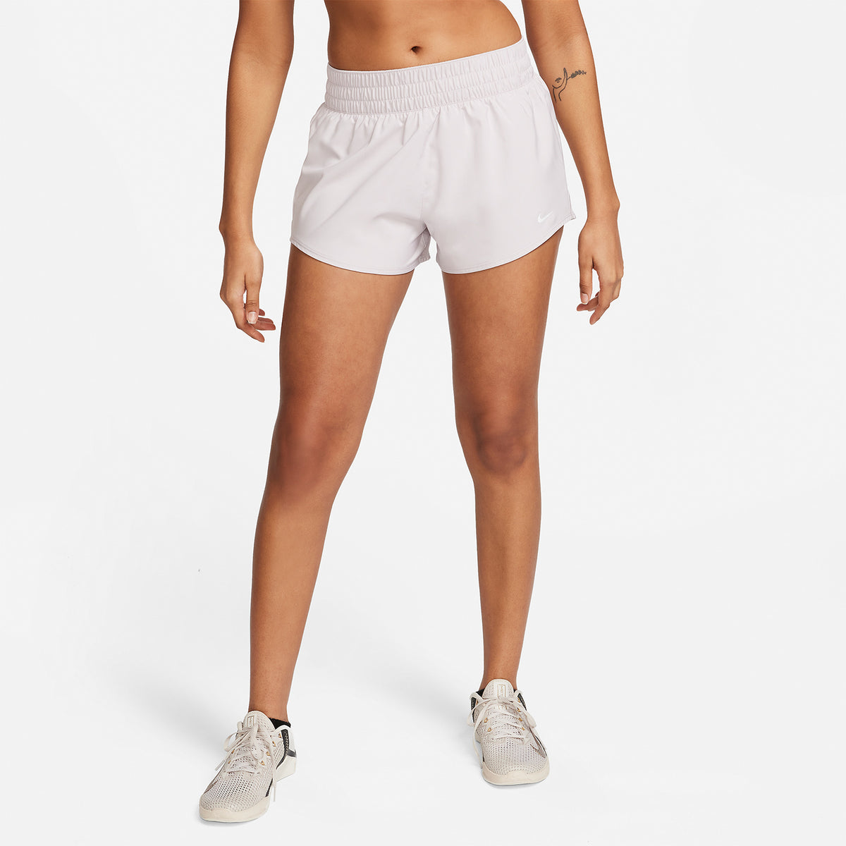 Nike Dri-FIT One 3in Pantaloncini Platinum Violet/Reflective Silver