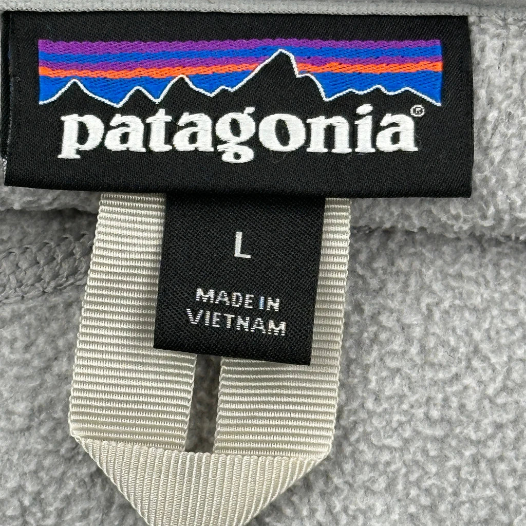 Patagonia Fleece Jacket - Large Gray Polyester