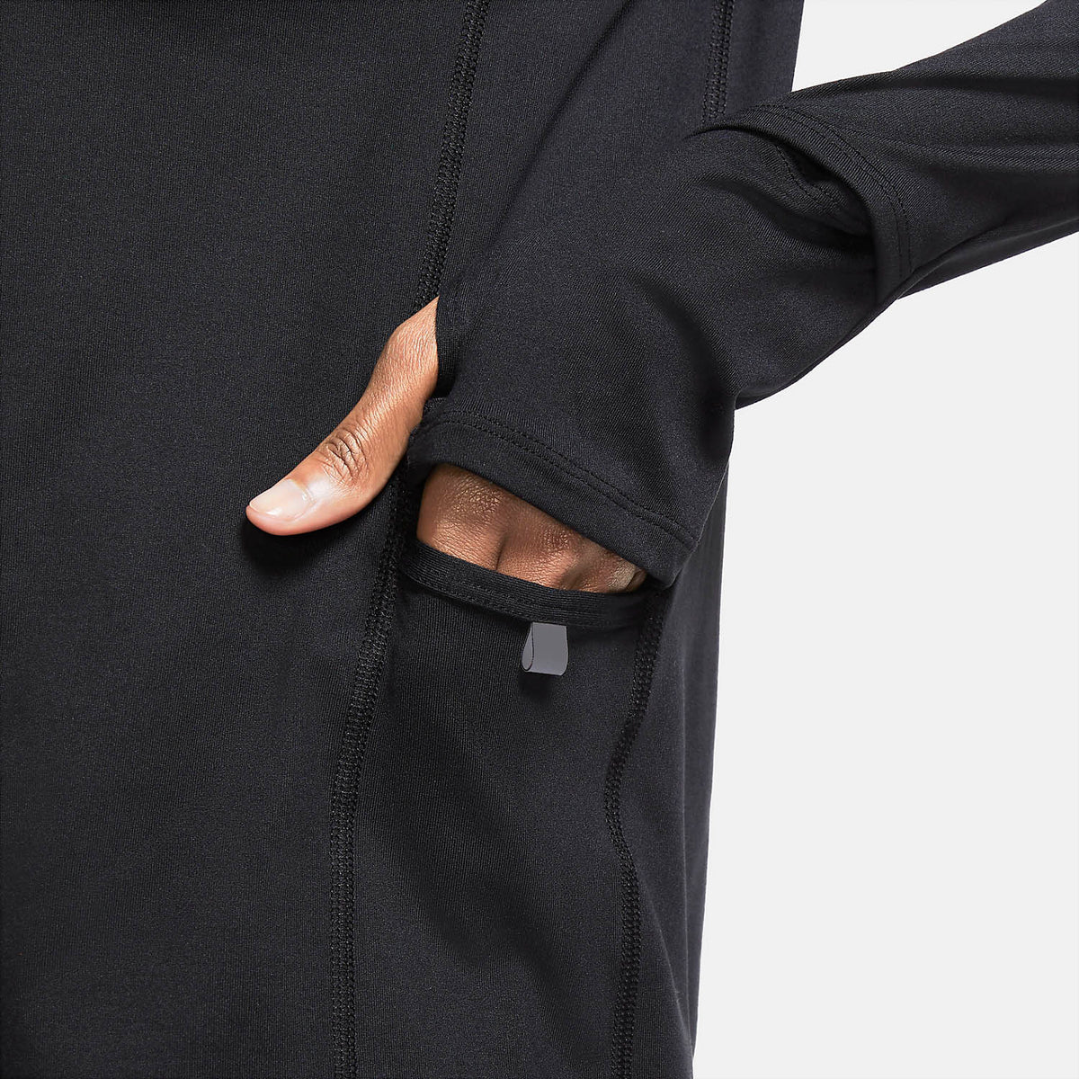 Nike Element Crew Maglia Black/Reflective Silver