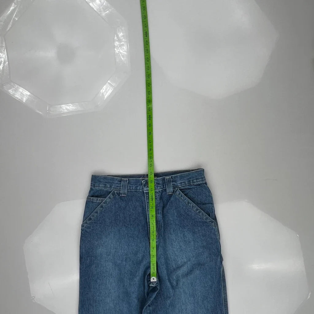 Ruff Hewn Carpenter Pants - 28W 30L Blue Cotton