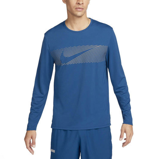 Nike Miler Flash Maglia Court Blue/Reflective Silver