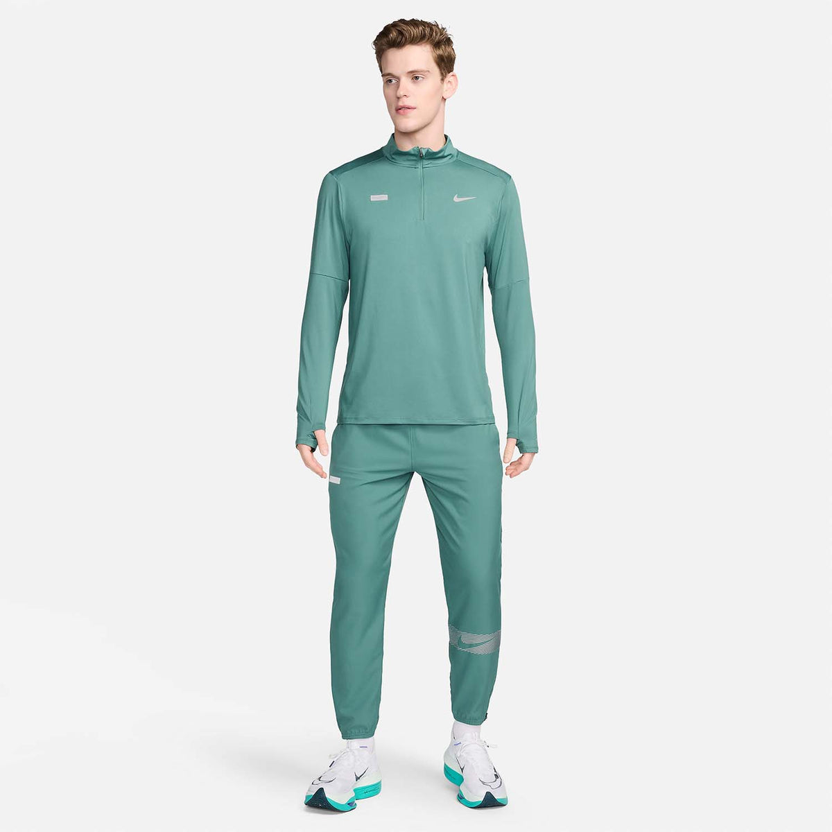 Nike Element Flash Maglia Bicoastal/Reflective Silver