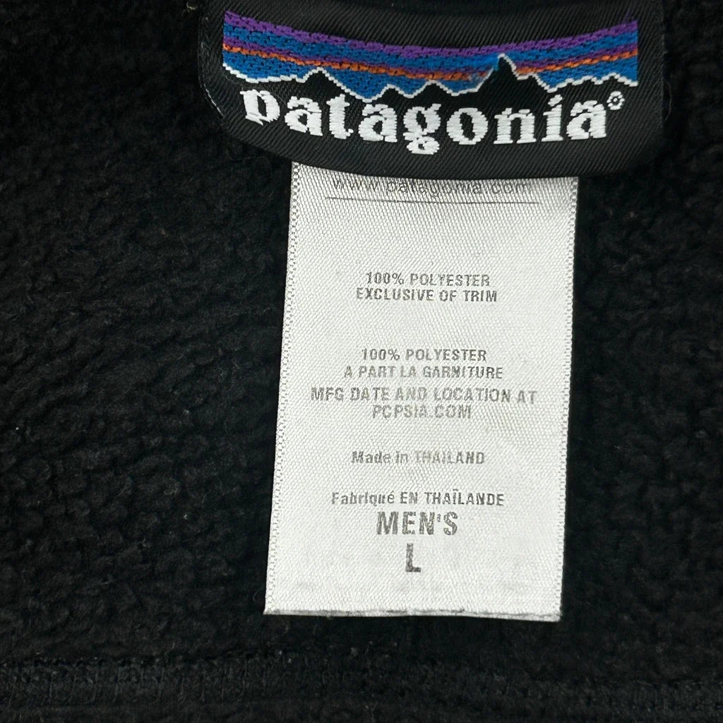 Patagonia Fleece - Large Black Polyester