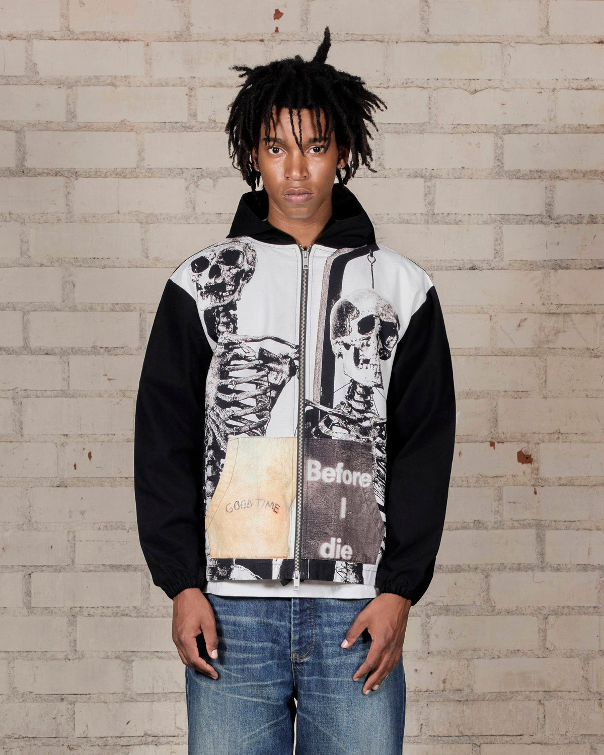 GOOD TIME ZIP PONCHO HOODIE