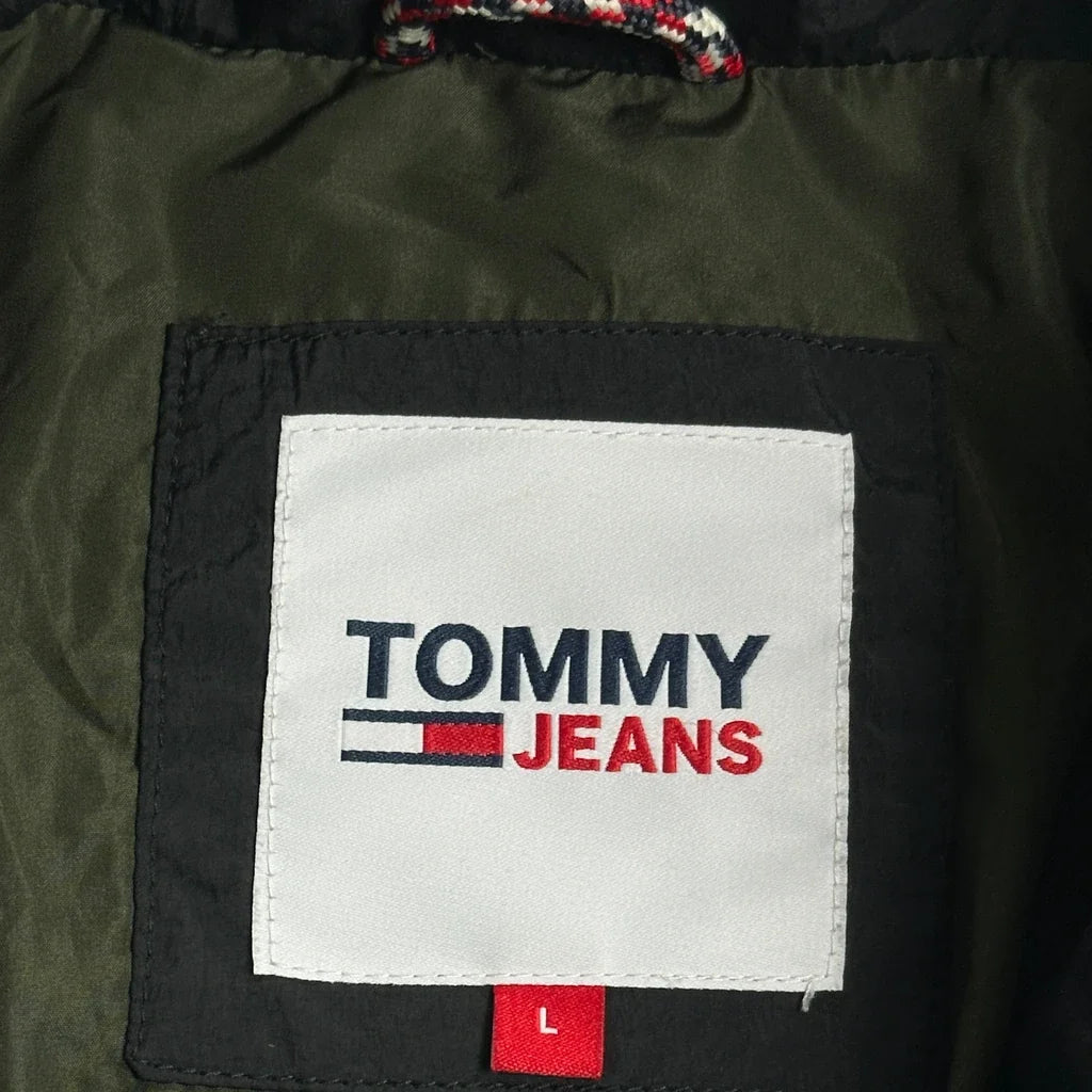 Tommy Jeans Puffer - Large Black Polyester