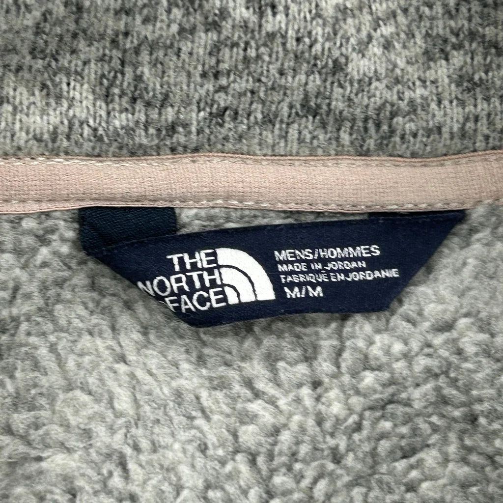 The North Face 1/4 Zip - Medium Gray Polyester