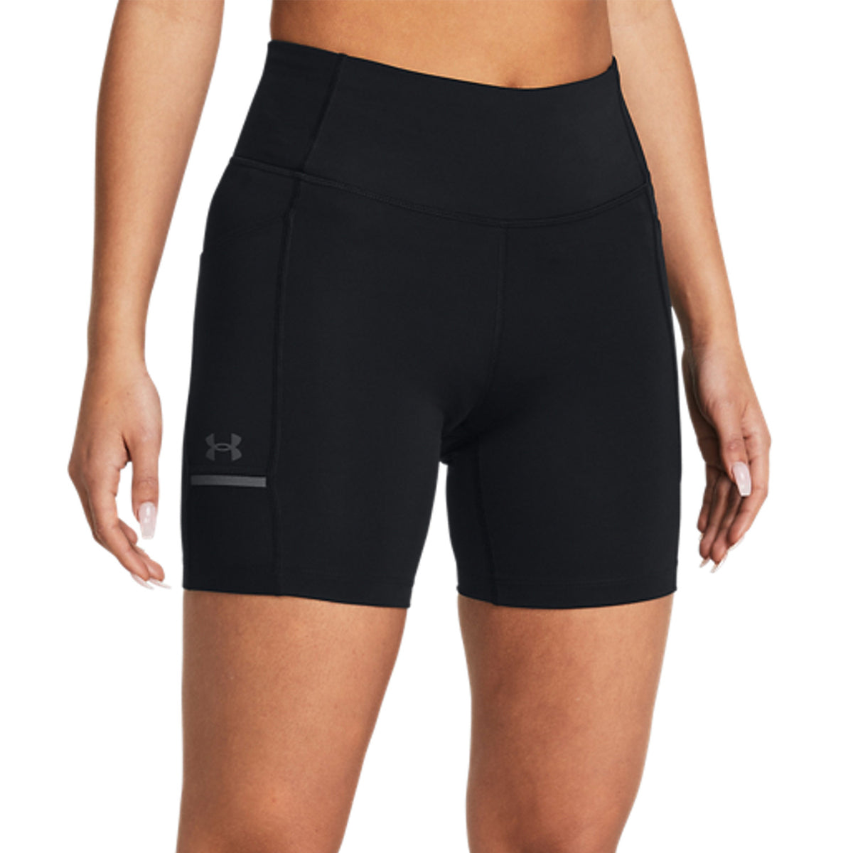 Under Armour Fly Fast 6in Pantaloncini Black/Reflective