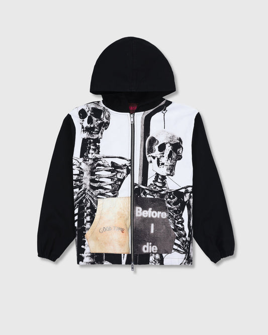 GOOD TIME ZIP PONCHO HOODIE