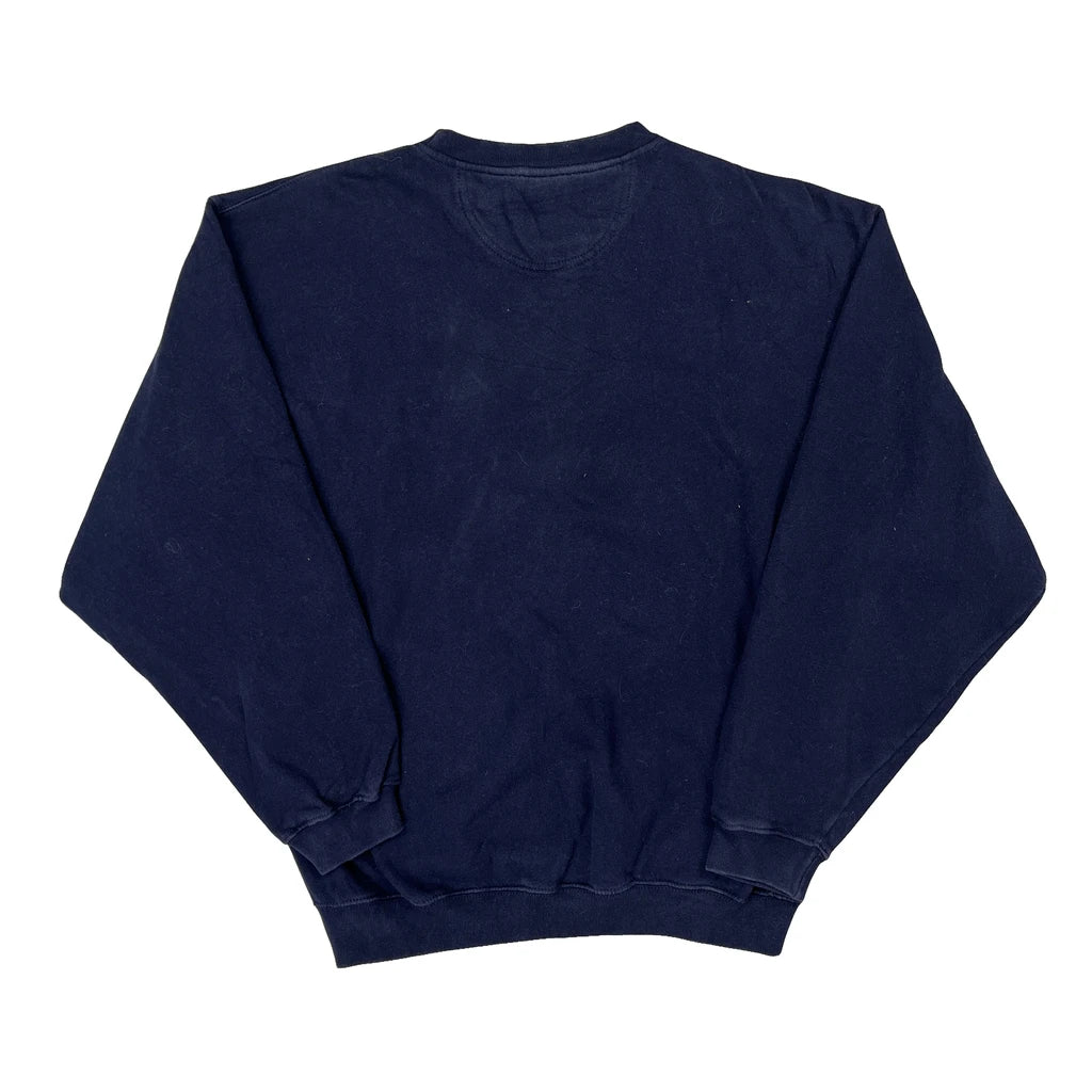 Hard Rock Cafe Graphic Sweatshirt - Medium Navy Cotton