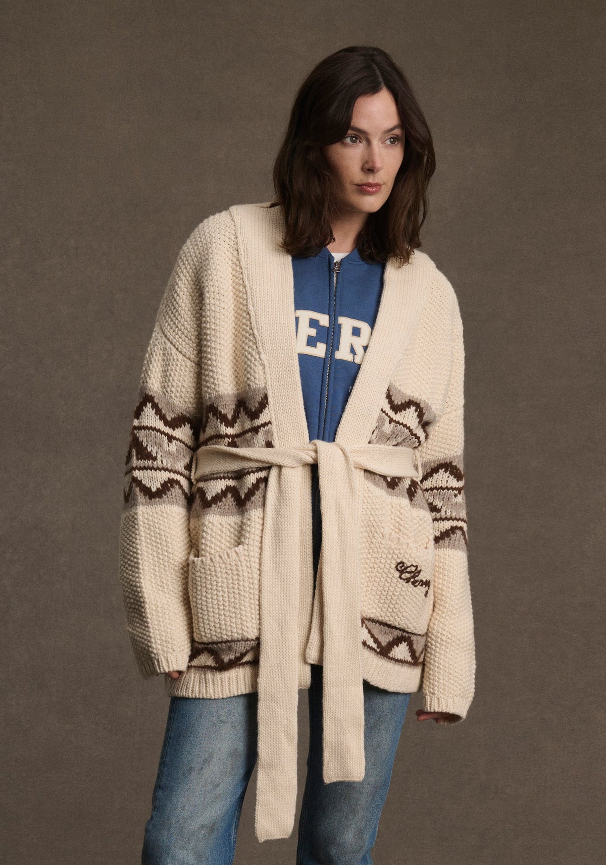 Frontier Smoking Jacket (Cream)