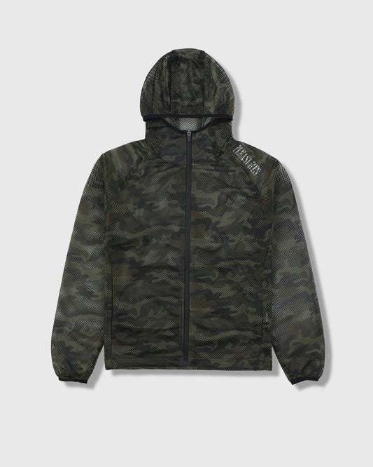 MESH HOODED JACKET