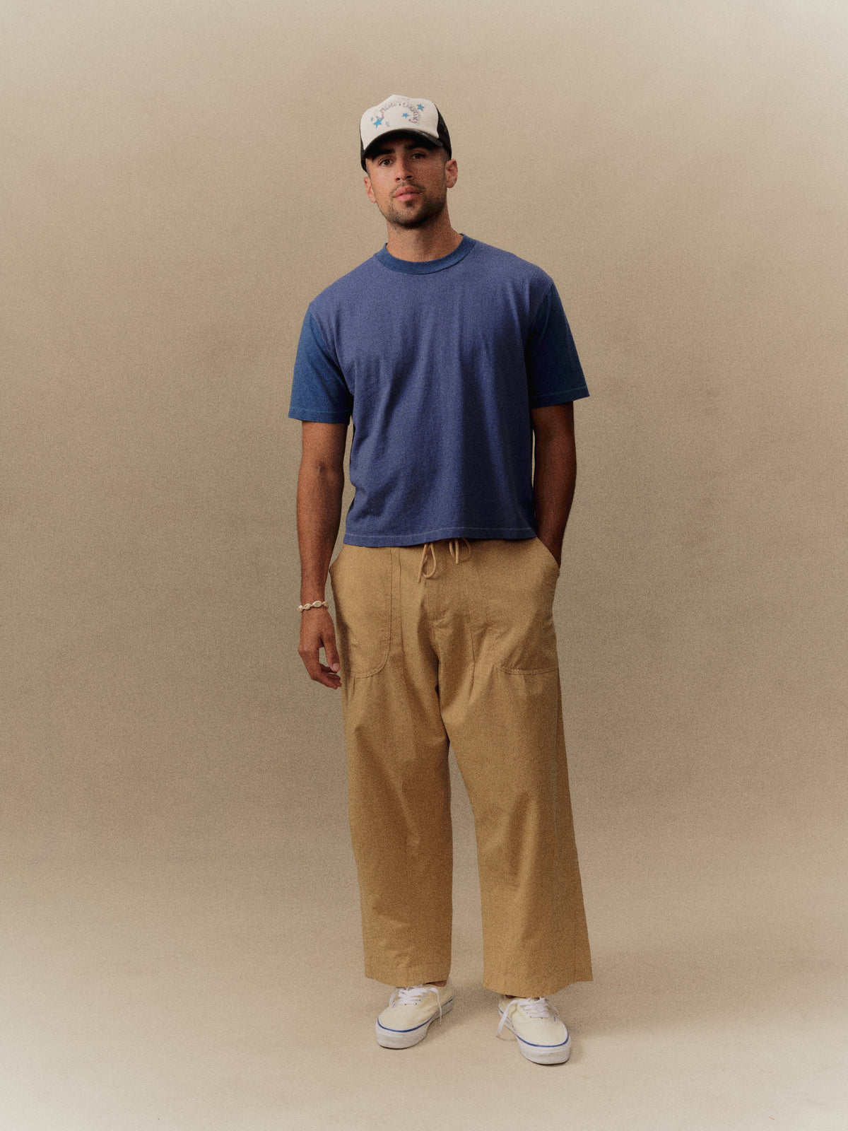 Twill Parachute Pants (Camel)